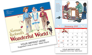 Wall Calendars: Norman Rockwells Wonderful World Wall Calendars
